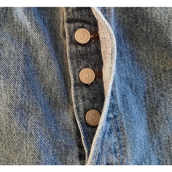 Levis 501 Jeans Mens Jeans 34 x 30 Stonewash 501-0193 Button Fly - Picture 5 of 12